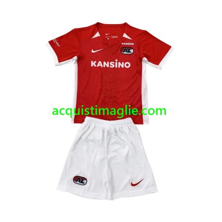 Divisa di Calcio AZ Alkmaar Bambino Prima 2024/2025